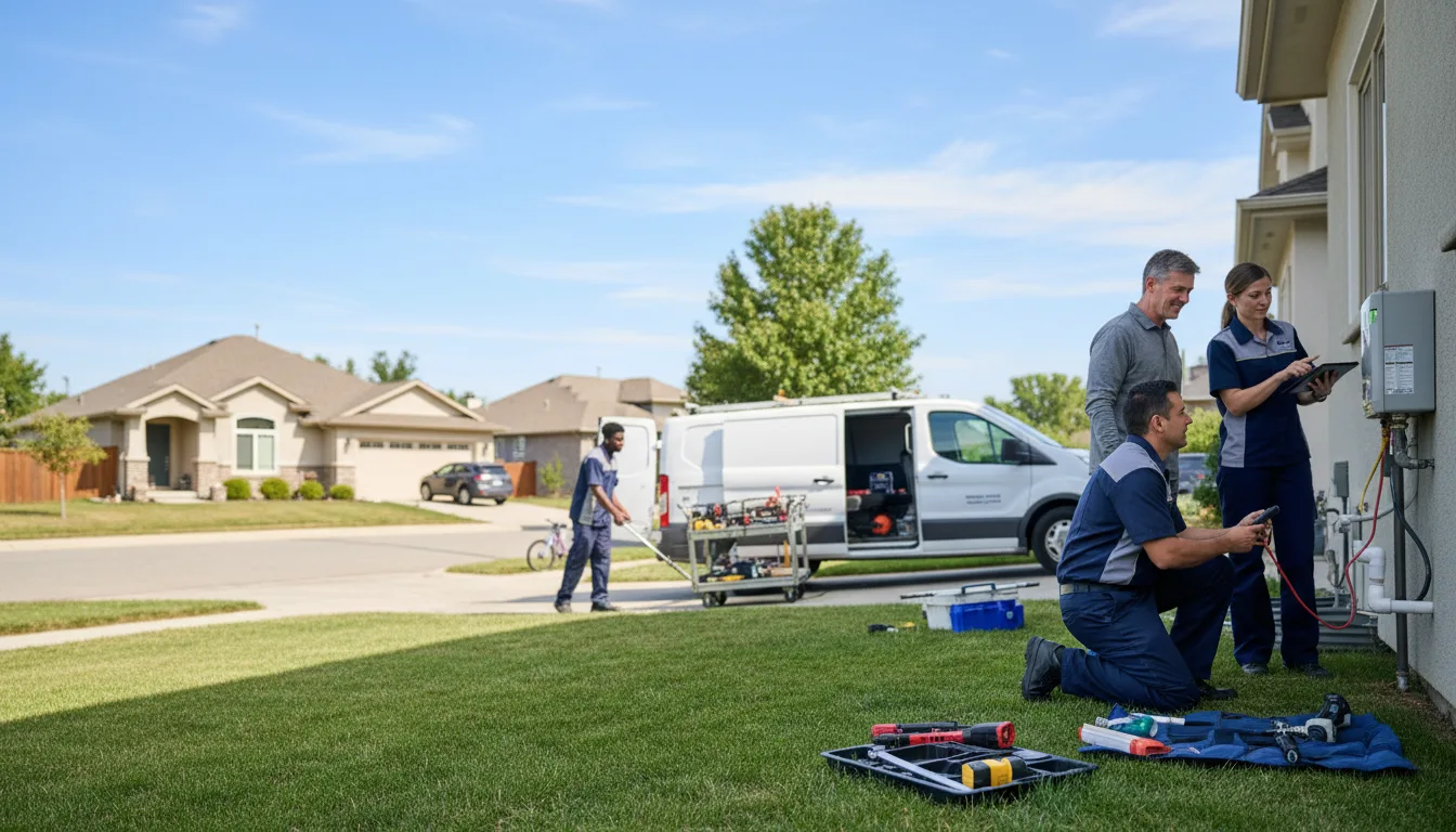 Tankless water heater service in New Harmony, IN